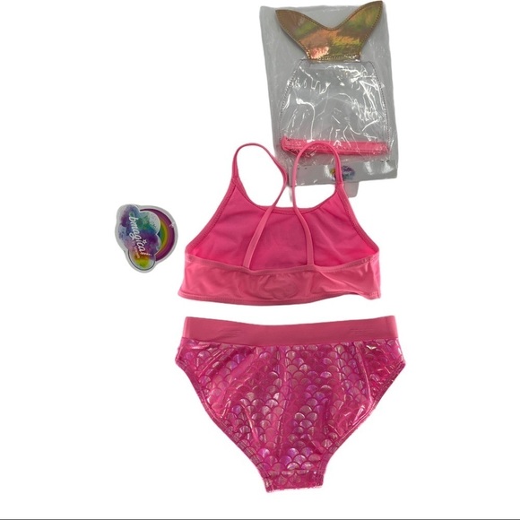 bmagical Mermaid Two Piece Swim Suit with Wet Bag - Picture 3 of 7